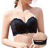 Strapless Stringless Weightless Zero Allergy Tube Beautiful Bust [APIKIE] Bra, Bra, Bra, Anti-slip Processing, Super-boosting Bra, Cleavage-enhancing