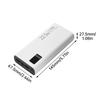 22,5 В 1260110 Чехол-аккумулятор Быстрая зарядка Светодиодный Цифровой Power Bank Набор для самостоятельной сборки 20000 мАч Держатель аккумулятора USB Type C