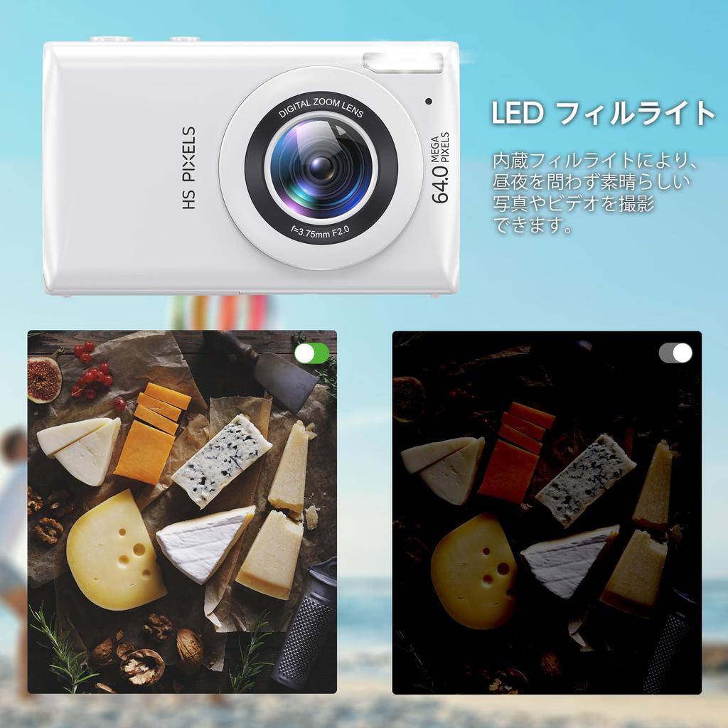 Цифровая цифровая камера 64 миллиона 1080P видеоизображение дюймов большое время медленное запасные батареи для школьников начинающих 32g карта в комплекте камера, пиксели, запись,