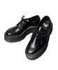 Доктор. Обувь Dr. Martens 25567001 1461 QUAD 3-люверсные ботинки Женские ЧЕРНЫЙ Размер 8 / Прибл.. 27,0 см