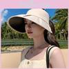 Summer Sun Protection Hat With Large Brim And Breathable Polyester For Outdoor Activities