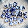 100g DIY Ceramic Mosaic Tiles Glass Leaf Petal Shape Handmade Ornaments Tiles Wall Crafts Crystal for Decorative Material Cerh1