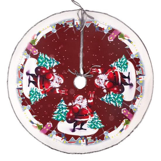 Превосходная юбка в виде рождественской елки, тонкая работа, низ из конопли, Санта-Рождество