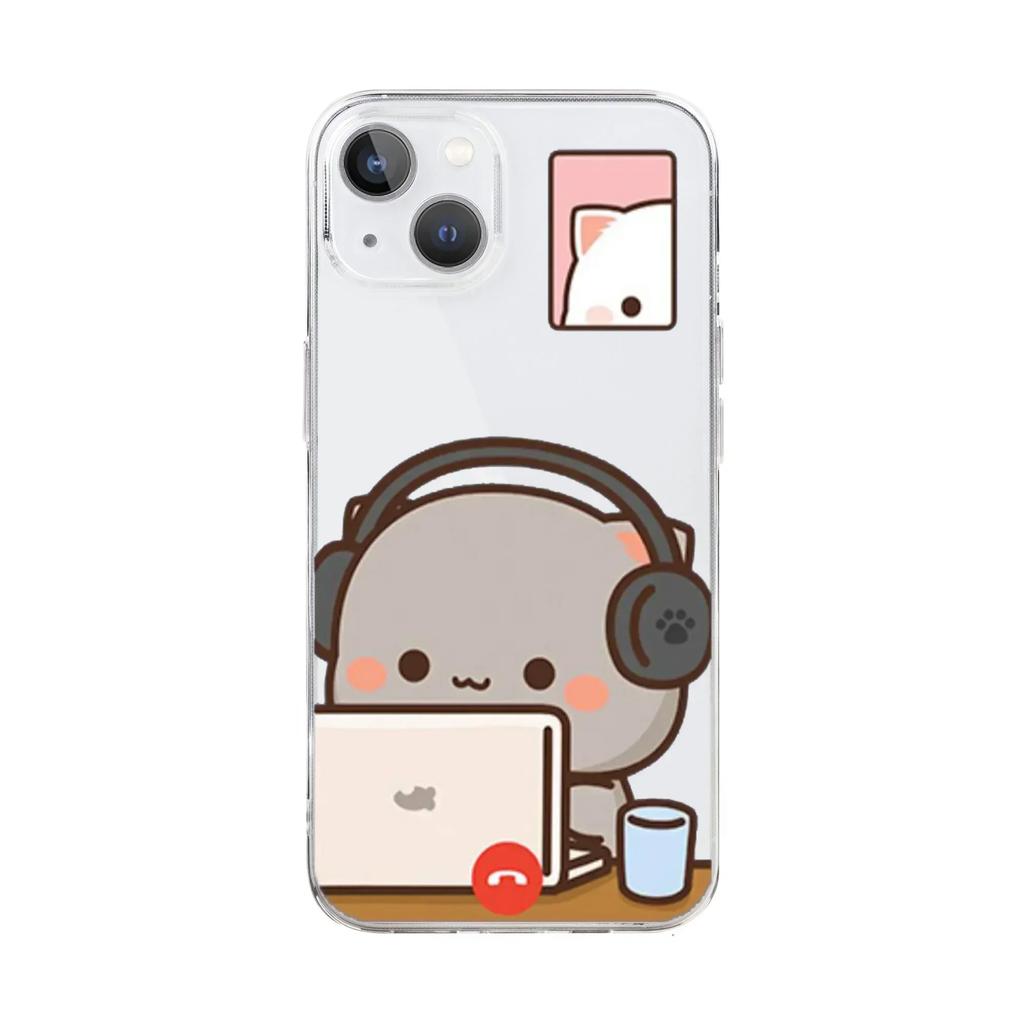 Смешная пара кошек funda чехол для телефона Для iPhone 17 16 15Pro Max 11 12 13 14Pro Plus Ударопрочный coque iphone Чехол Бампер