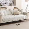 Special-Shaped Sofa Cushion, Ice Silk, Summer Cool Non-Slip Sofa Mat, Straight-Lined One-Piece Anti-Cat Scratch Sofa Cover