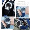 Высококачественный фторкаучуковый ремешок для часов Для G-SHOCK Casio 35/50 anniversary маленький серебряный блок Серия GMW-B5000 аксессуары