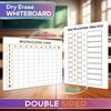 SCRIBBLEDO Dry Erase Multiplication Chart Whiteboard 9" x 12" Multiplication Table Double Sided Times Table Math Manipulatives White Board for Kids