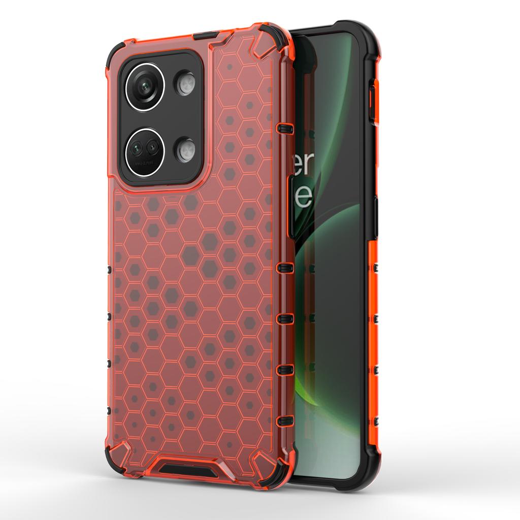 For OnePlus Nord 3 5G/Ace 2V Anti-drop Phone Case Honeycomb Texture Shockproof Cover