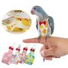 Parrot Diaper with Bowtie Cute Colorful Fruit Animal Cockatiel Pigeons Large XLarge Pet Birds Flight Suit Clothes Washable