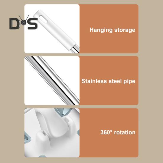 Автоматическая мини-швабра, простая очистка, смена ткани без помощи рук, легкая, эргономичная конструкция, полотенце для лица