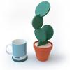 Креативные подставки MinniLove, дизайн кактус, ручная работа, не скользят, теплоизолирующие, не горячие, легко чистятся, экологичные, без запаха (Набор из 7)