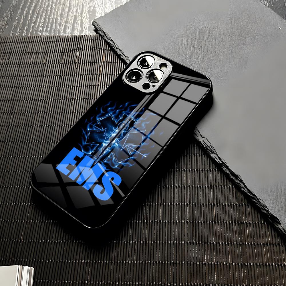 Чехол для телефона EMT EMS Медицинская спасательная служба Продажа Для Iphone 16 15 13 12 14 11 Pro Max Mini X Xr Xs 8 7 Puls 6 Стеклянный Funda Чехол