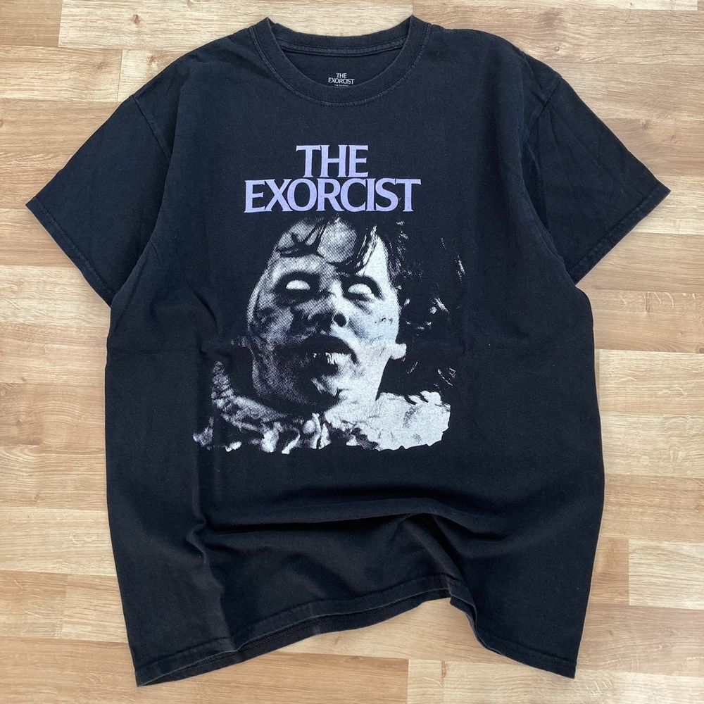 The Exorcist Movie Tshirt Basic Style Black Unisex Tshirt Men Women KH12242 Unisex T-Shirt
