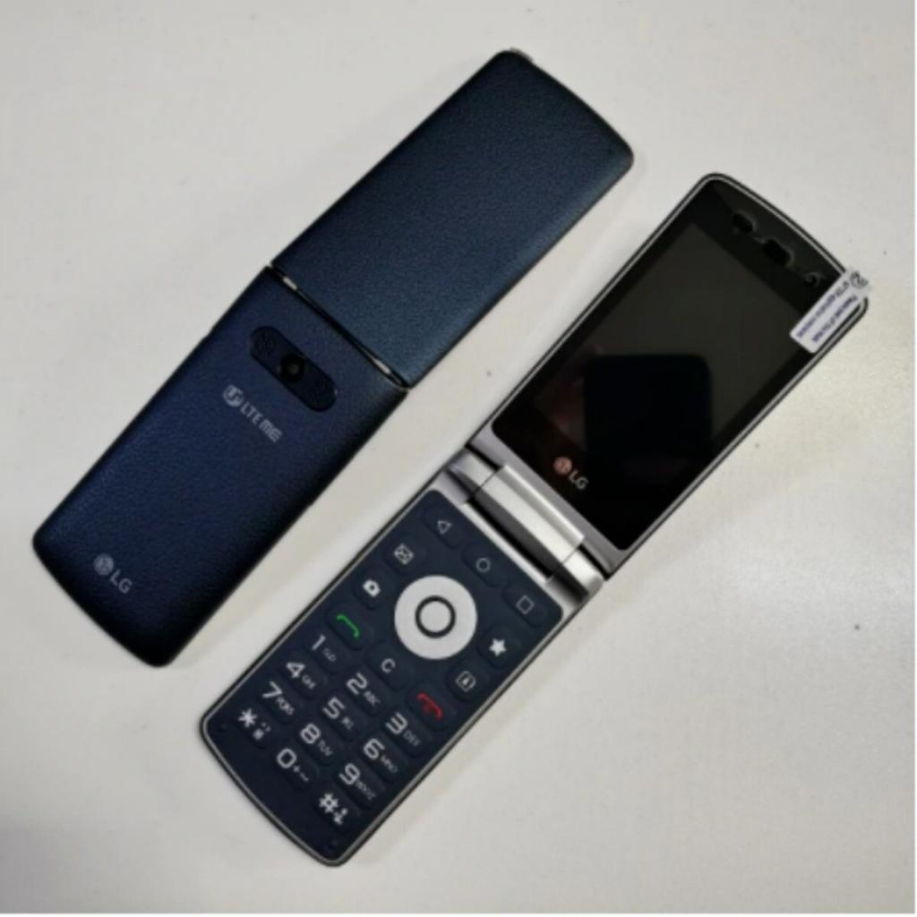 Восстановленный LG Wine Smart H410 Оригинальный Большая Клавиатура 4G Раскладушка Сенсорный Экран Разблокированный Android Смартфон