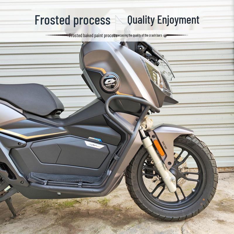 Qianjiang QJ Hong 150ADV Rear Guard Bumper Tail Rack & Backrest Set