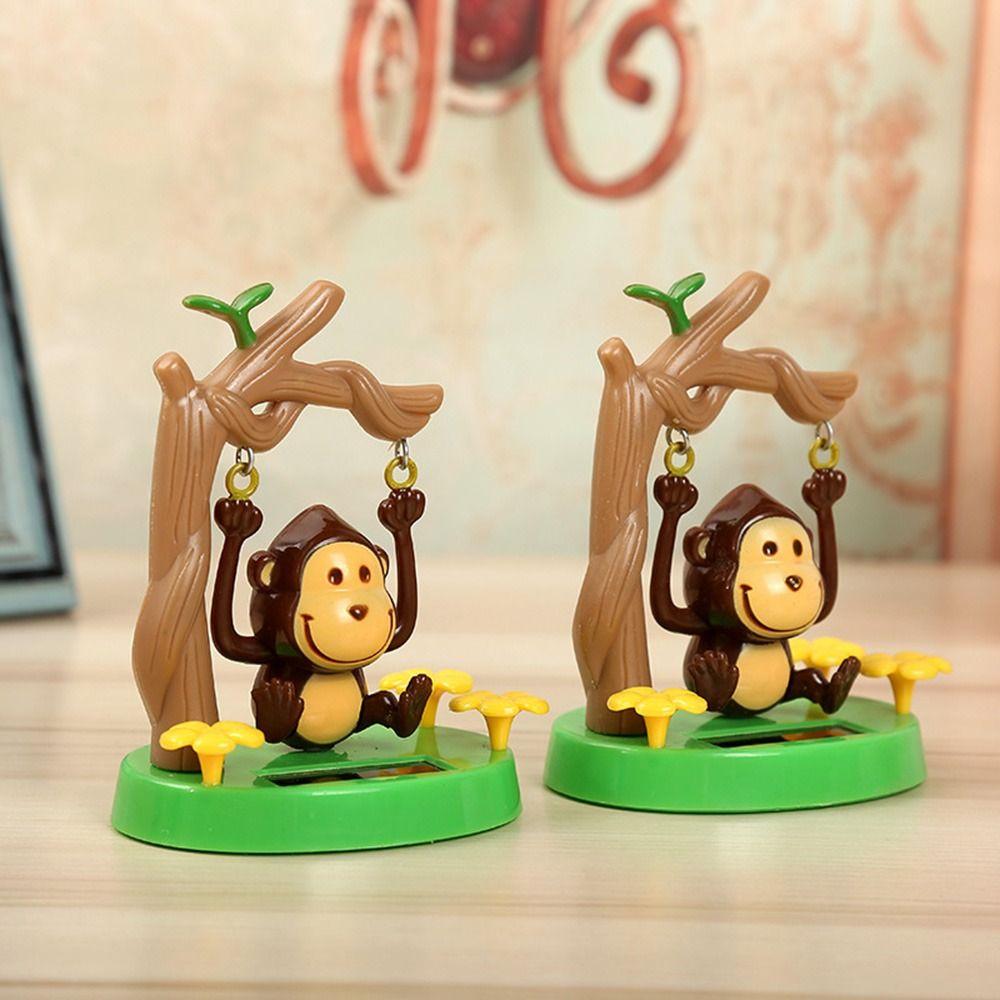 Танцор-обезьянка, качающийся на солнце, игрушка для приборной панели автомобиля, украшения для рабочего стола