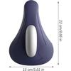 Kegel Exerciser, Trainer for Women - Rechargeable Pelvic Floor Strengthening Device with Adjustable Intensity, Ergonomic Design in Navy Blue
