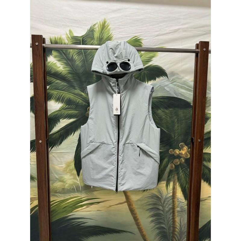 CP Goggle Detachable Hood Sleeveless Cotton Vest Loose Italian Functional Outdoor Jacket