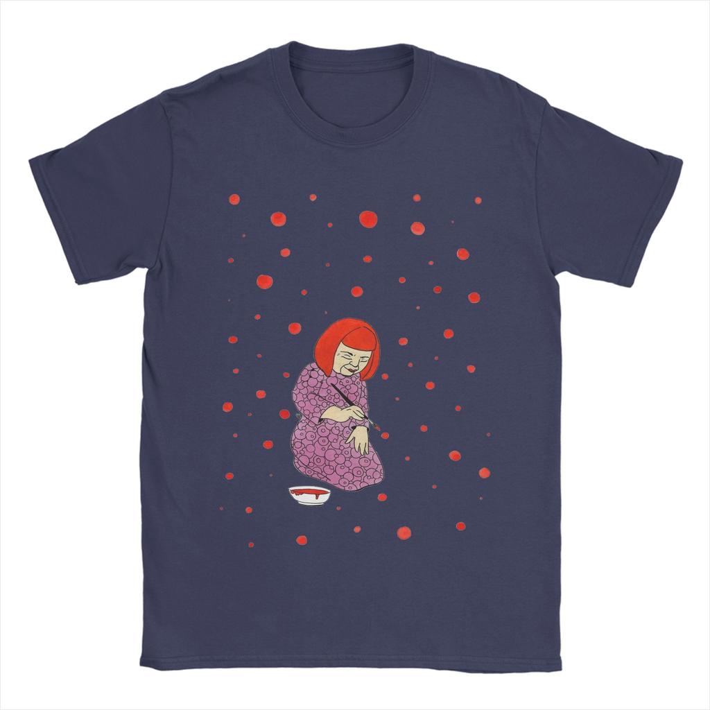 Men Yayoi KKusama T Shirts Cotton Clothing Funny Short Sleeve Crew Neck Tee Shirt Gift Idea TShirts