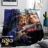 1PC Sing Movie Print Flannel Blanket, High quality Comfortable for All Seasons, Home Decor, Warmth and Comfort, Perfect for Christmas Gifts162