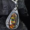 Natural Opal Pendant 46 ct Oval Cut 925 Sterling Silver Gems October Birthstone for Gem Collections