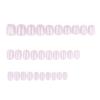24 Pieces Naked Powder Flash Cat's Eye Nail Short Square Manicure Fake Nail Hot-selling Nail Nail Piece Fake Nails