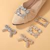 1Pcs Fashion Shiny Crystal Shoes Decorations Clip Women Shoe Buckle Accessories