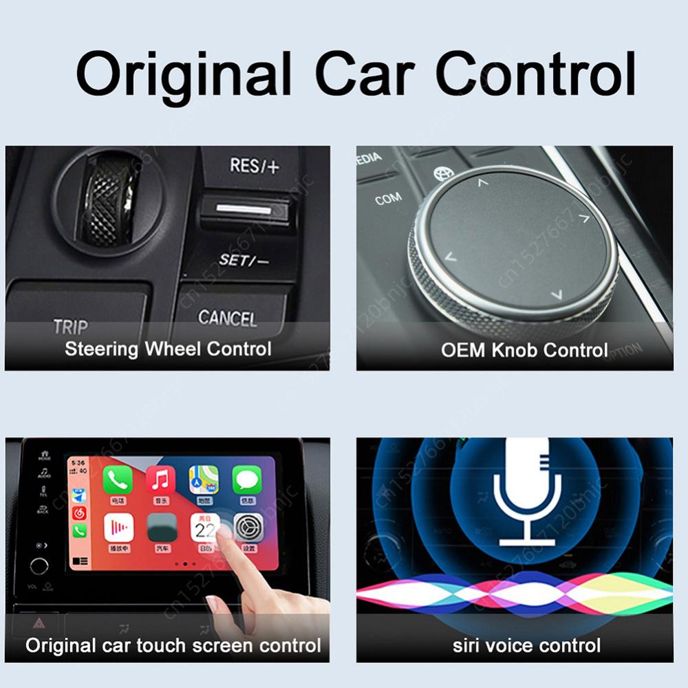 Проводной беспроводной адаптер CarPlay AI BOX для автомобильной стереосистемы OEM с USB-ключом Type C Plug and Play, автоматическое подключение телефона CarPlay