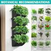 Watering Wall Planter Set Of 4 Plastic Vertical Garden Planter For Herbs Flowers Succulents Indoor Outdoor Space Saving Design