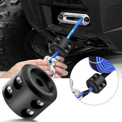 1 комплект аксессуаров для бездорожья ATV UTV для универсального автомобиля. Защитите свой трос с помощью этого удобного крепления для лебедки и троса.