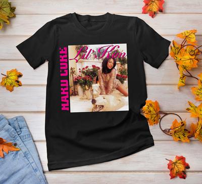 Lil' Kim Hard Core Черная футболка унисекс с коротким рукавом Все размеры Футболка унисекс