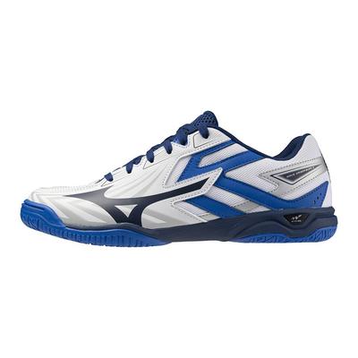 Обувь для настольного тенниса Wave Kaiserburg 8 Клубная деятельность Спортзал Легкая Белый x Темно-синий x Синий см 3E Женская 28.5