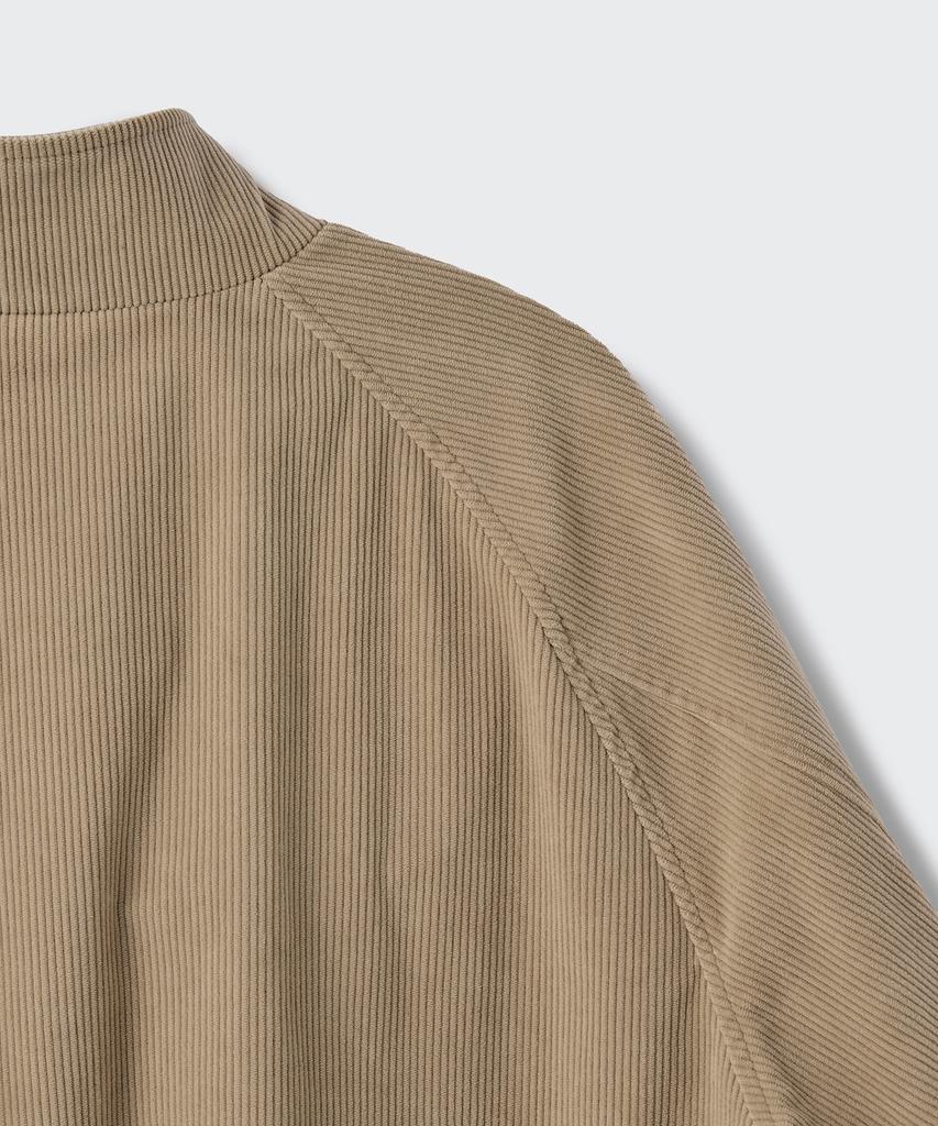 Musinsa Standard 8W Corduroy Harrington Jacket [Beige]