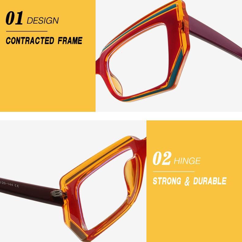 Женские очки модные ретро художественные Tr90 классические простые студенческие повседневные очки для езды на работу вождения уличных очков