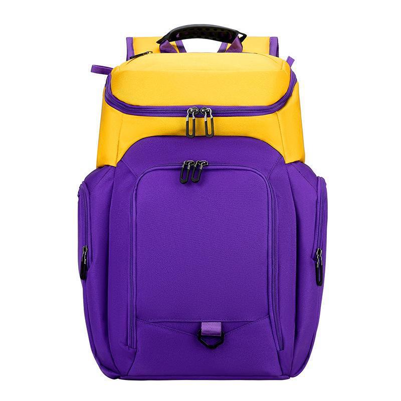 Спортивный рюкзак унисекс контрастного цвета для тренировок по баскетболу и футболу