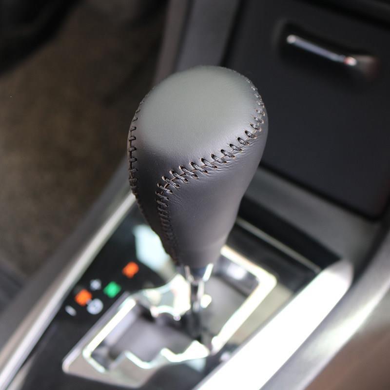 Genuine Leather Gear Shift Knob Cover for Corolla, Levin, Vios, RAV4, Camry, Yaris