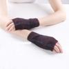 Exposed Finger Mink Cashmere Gloves Wool Wrist Gloves Protable Knitted Wool Glove  Winter