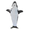 Дом Винсента Акула Спящий Унисекс Кигуруми Пижама Милое Животное Идеально для Осени и Зимы Сумка, Пижама, Одеяло, Дизайн, Мягкий, Удобный, Теплый,