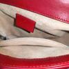 [Pre-Owned] GG Marmont Gold Logo Quilted Leather Messenger Bag Chain Shoulder Crossbody Mini Bag - Very Good #BHHOPJ