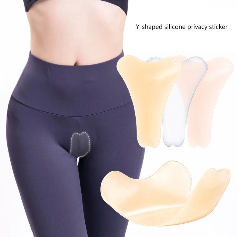 Camel Toe Concealer Многоразовый Бесследный Невидимый Клей Силиконовый Для Женщин Леггинсы Купальники Спортивная Одежда Водонепроницаемый Чехол Pad