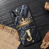 Модный Чехол Корона Буква Имени E M I J L Для iphone 14 Чехол Для iPhone 15 11 12 13 14 Pro Max XS X 7 8 15 Plus SE Чехол Обложка
