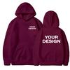 Custom Prints Men's Women's Hoodies Loose Casual Wear Solid Color Hoodies Long Sleeve Hooded Personality Streetwear Sweatshirts