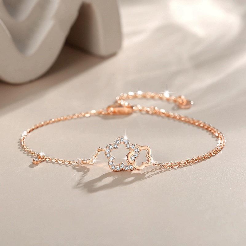 Браслет из стерлингового серебра S925 Love of Cherries для женщин
