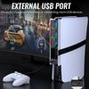 Охлаждающий вентилятор для PS5 Slim с новым вентилятором охлаждения PS5 Playstation 5 pro Регулировка скорости потока воздуха вентилятора Светодиодная подсветка USB-порт Функция памяти Внешнее охлаждение