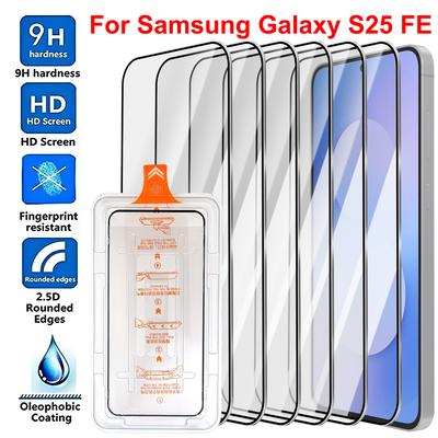 Для Samsung Galaxy S25 FE Без пыли Легкая установка Защитное стекло для экрана Полное покрытие Защитная пленка Для Samsung S25FE
