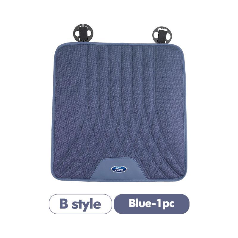 For Ford Car Styling Seats Cushion Ice Silk Elevating Pad Increase Cushion Focus mk2 mk3 mk4 Fiesta Ranger Mondeo S-MAX Kuga