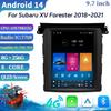 9,7" для Subaru XV Forester 2018-2021 автомобильный радиоприемник мультимедиа видеоплеер навигация GPS CarPlay Android 14 dvd автомобильный экран