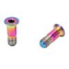 RISK 2Pcs M5x14.2mm Bicycle Rear Derailleur Bolts Bike Shifter Guide Roller Screw Bike Screws for