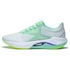 Li Ning Super Light 20 Нескользящие Износостойкие Низкие Беговые Кроссовки Мужские Бело-Зеленые ARBT001-15
