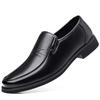 Men Comfortable Leather Dress Shoes Men's Breathable Loafers Walking Shoes Formal Moccasins Slip On Black Driving Shoes For Men